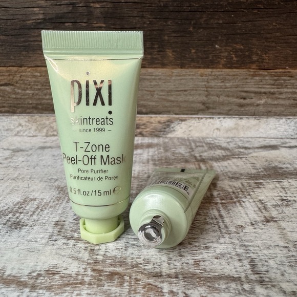 Pixi Skintreats T-Zone Peel Off Mask 0.5 fl oz/15 ml Travel Size New - Picture 3 of 3